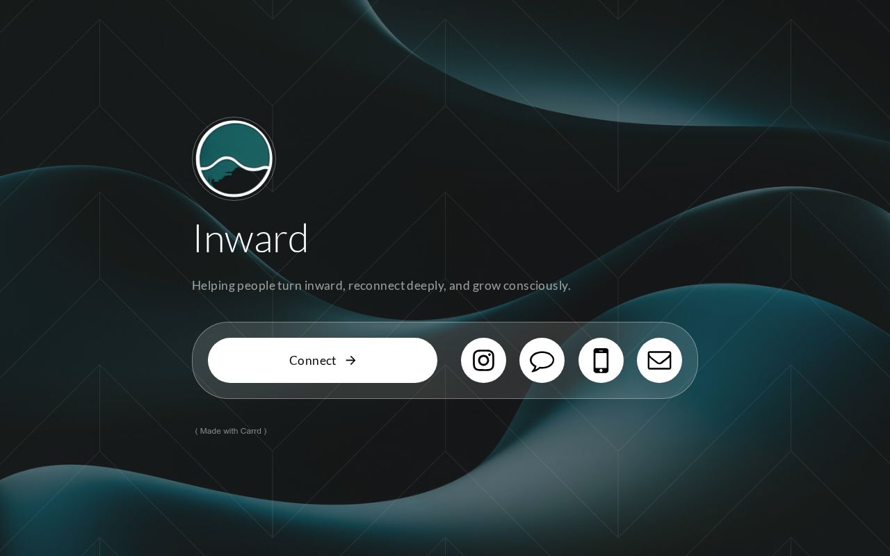 Carrd profile picture for @inward